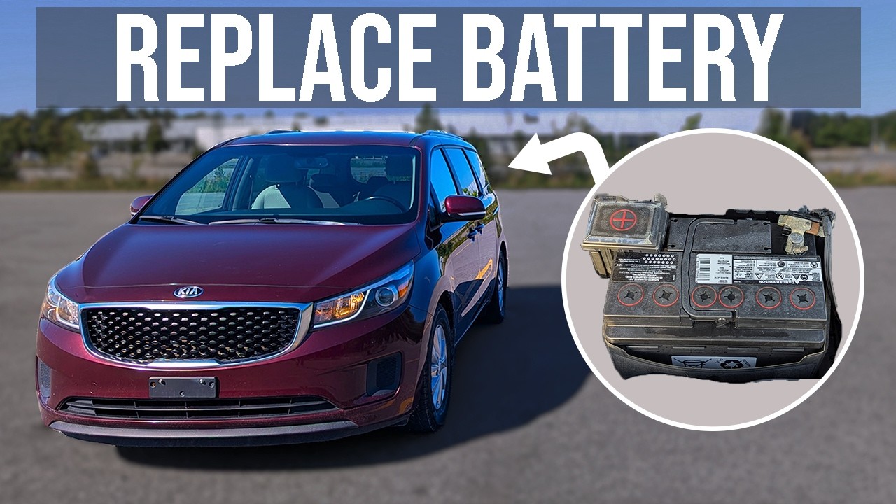 How to [EASILY] Replace the Battery - Kia Sedona (2015-2021)