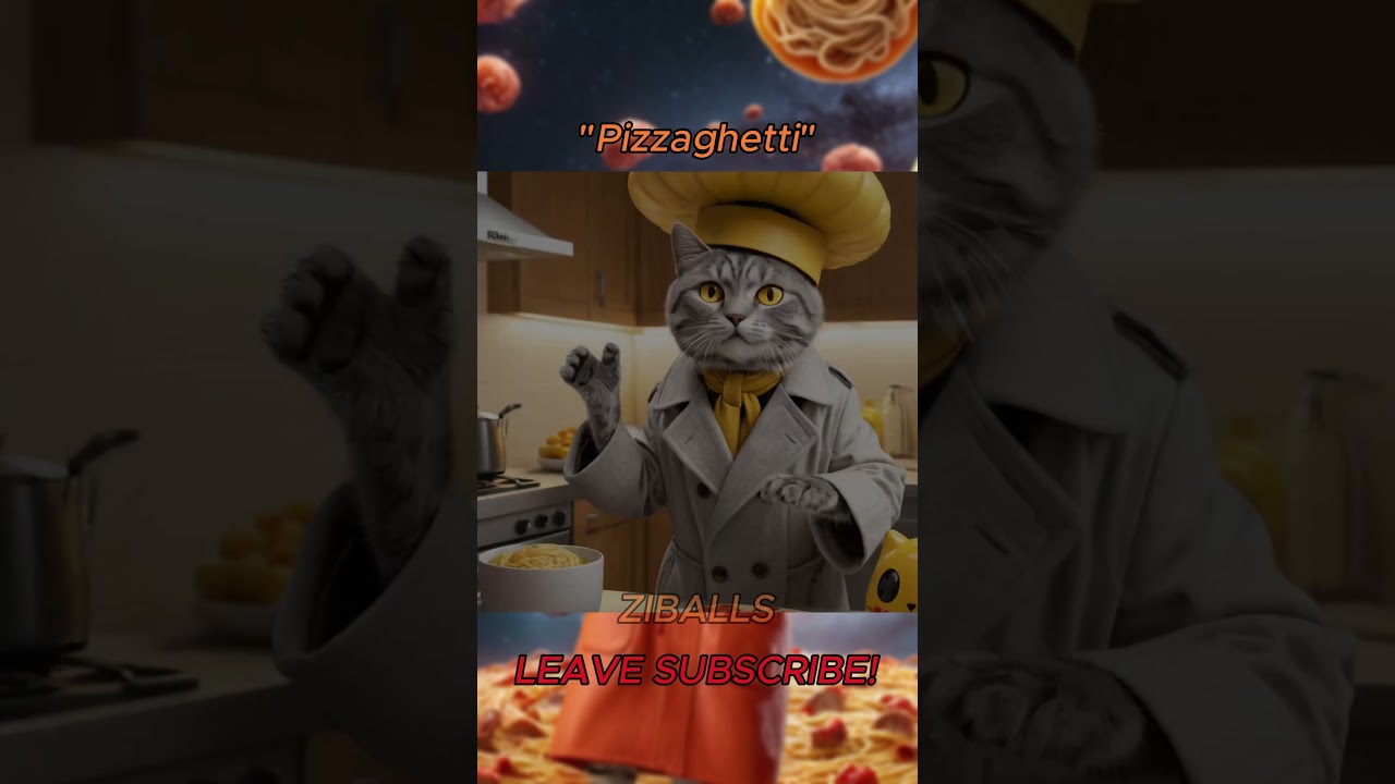Pizzaghetti #cat #ai #funny #catvideos #catlover #cute #poorcat #aiart #animation