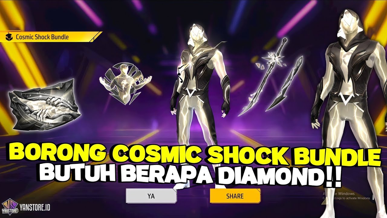 SPIN COSMIC SHOCK BUNDLE!! HABIS BERAPA DM BUAT DAPETIN BUNDLE SEKEREN INI