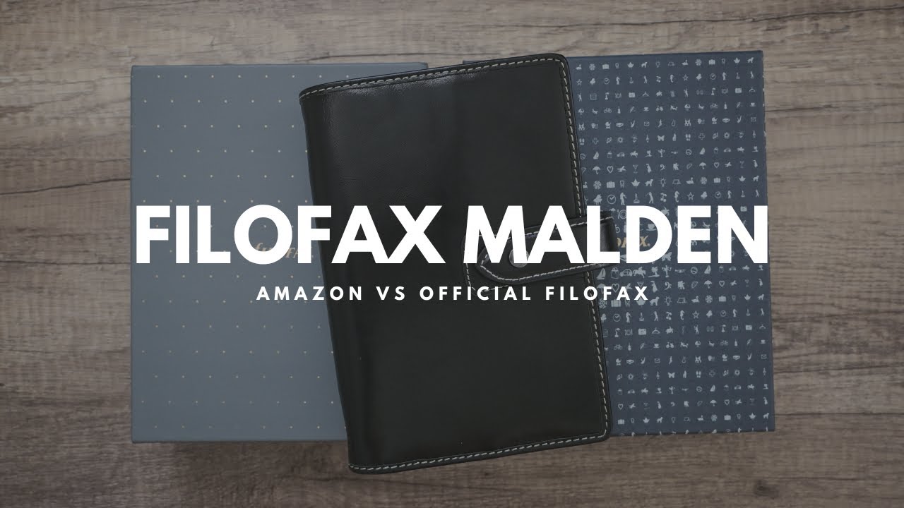 Filofax Malden - Amazon vs Official Filofax