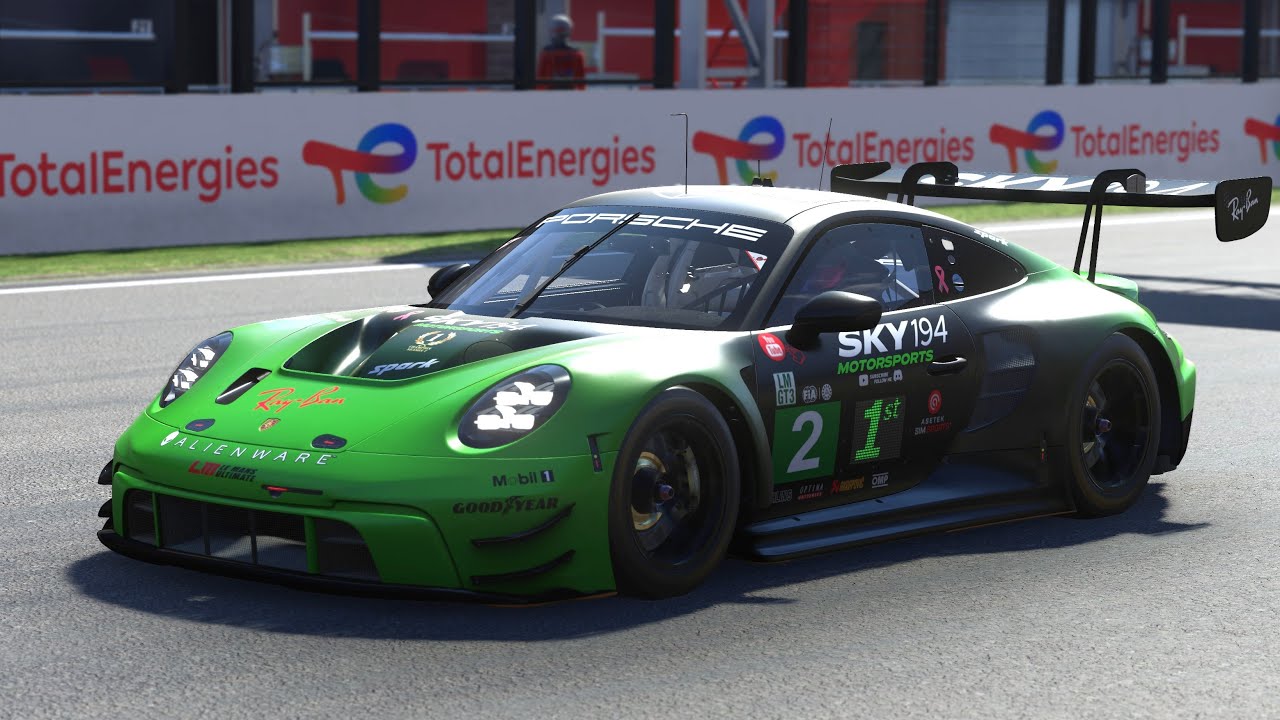 SKY194: LeMans Ultimate | Ежедневная гонка Porsche LMGT3R в Спа | 4K