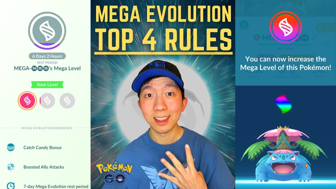КАК РАБОТАЮТ МЕГАЭВОЛЮЦИЯ И МЕГАУРОВНИ В POKEMON GO 2022? *Объяснение 4 главных правил*