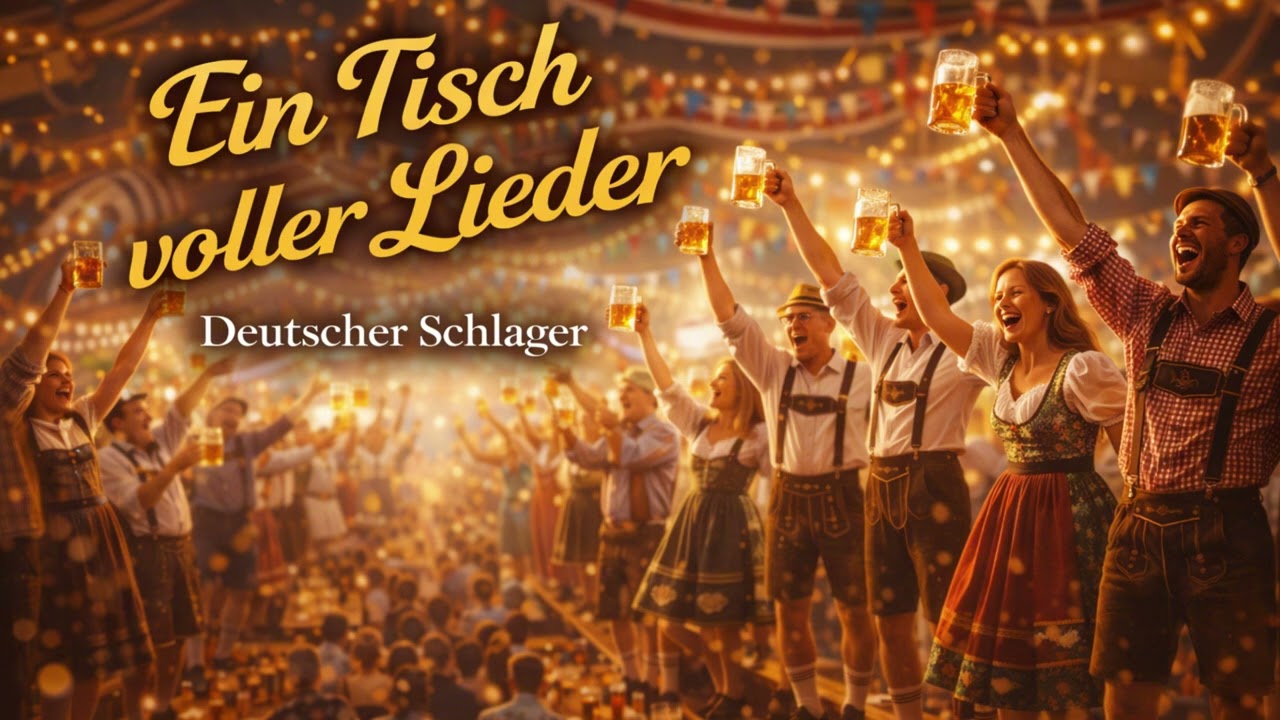 Ein Tisch voller Lieder 🍺 Bairischer Party-Schlager
