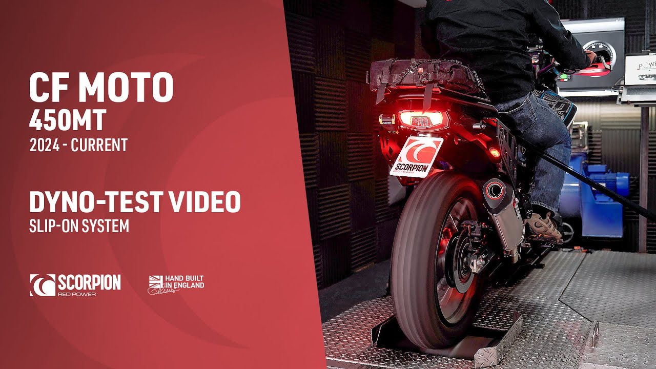 CF Moto 450 MT Scorpion Exhaust Dyno Video