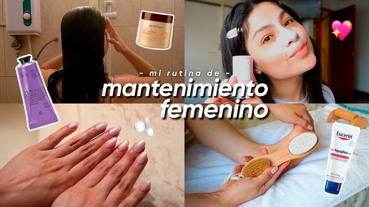 RUTINA DE MANTENIMIENTO FEMEMINO EN CASA ✨ | cabello, rostro, depilación, pies bonitos y más!