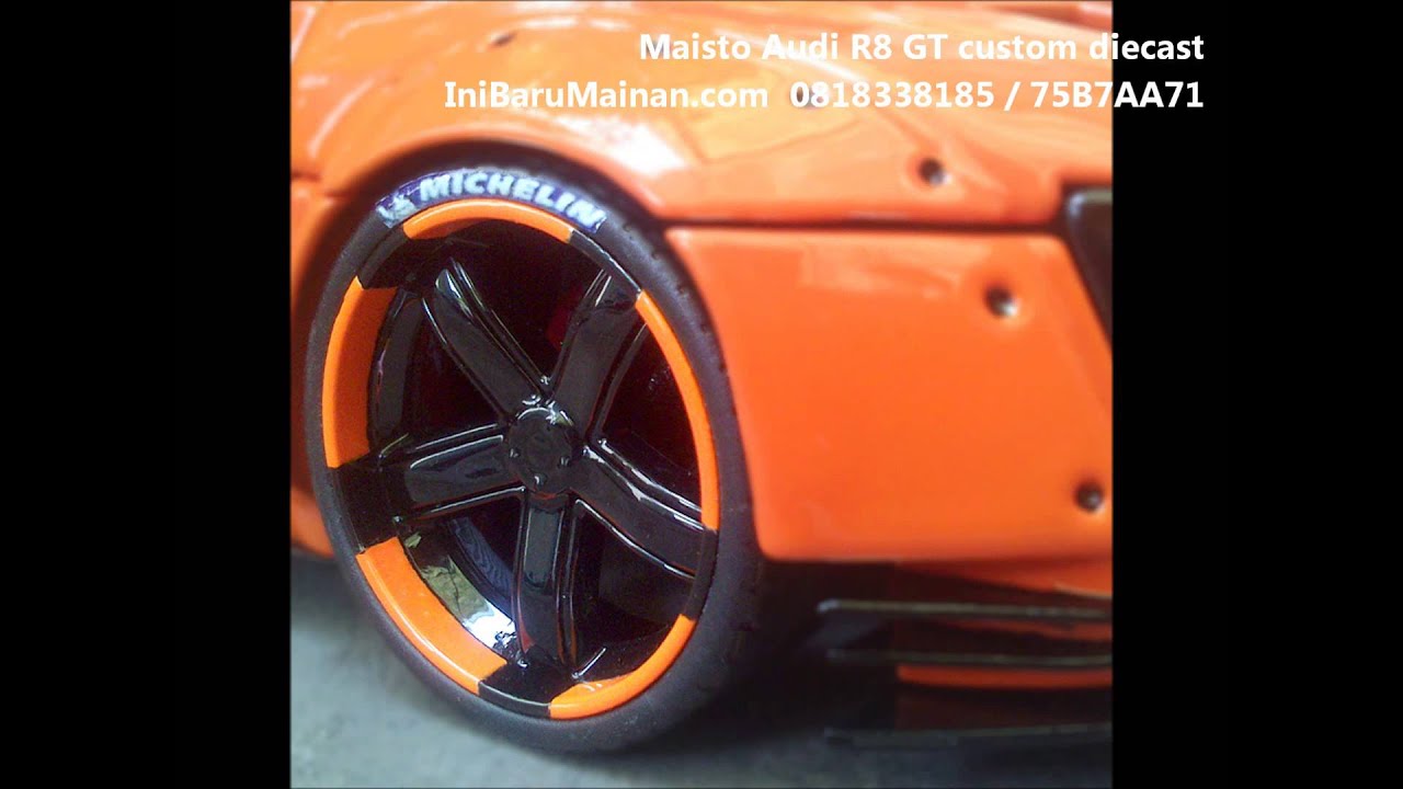 Maisto 1/18 Audi R8 GT Custom Diecast