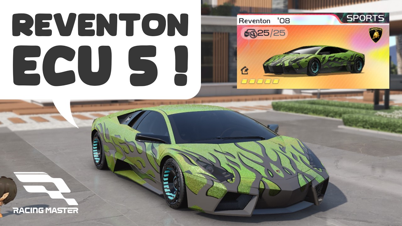 NYOBAIN MOBIL! (ECU 5) Lamborghini Reventon - Racing Master