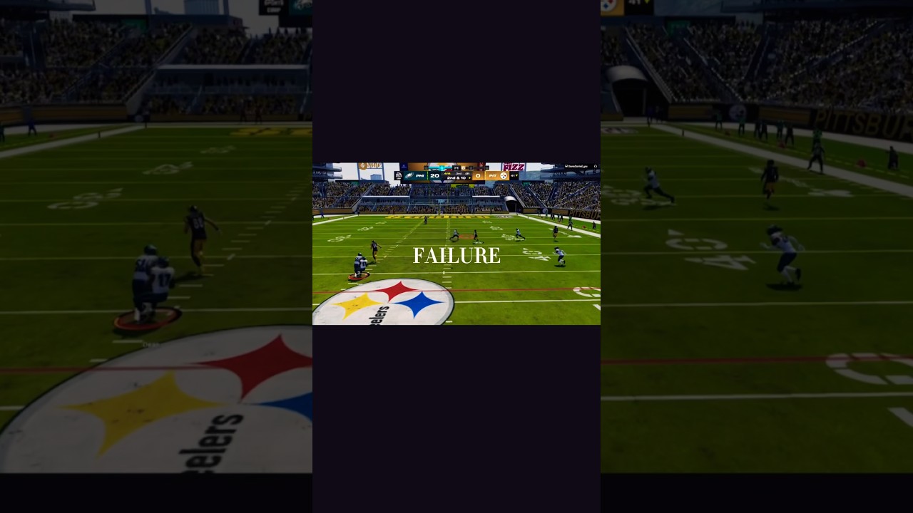 Failure is not an option! #madden #madden24 #shorts #shortsfeed #shortvideo #sports #trythisplay