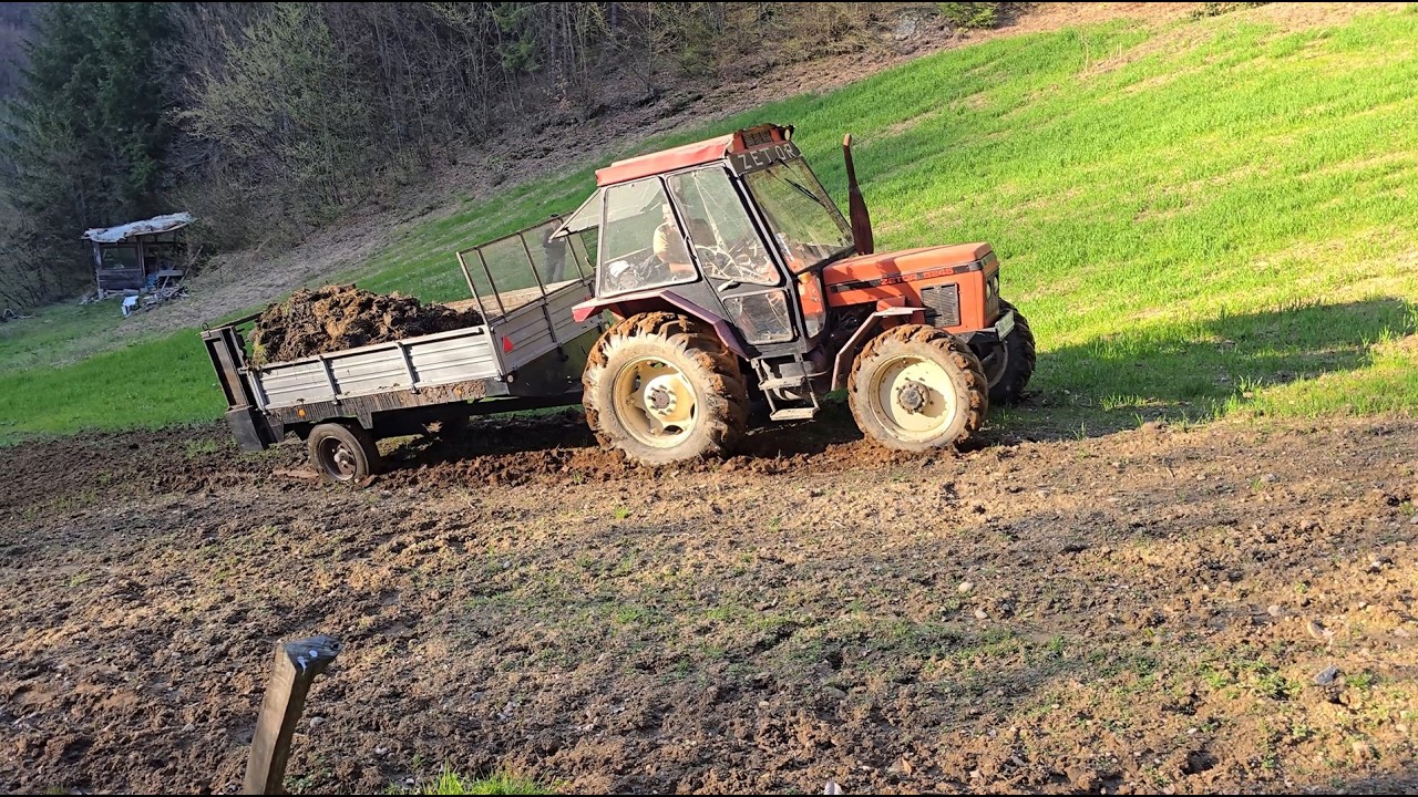 Zetor 6245 & Zetor 5245 - Utovar i vožnja stajnjaka u normalnim vs. EKSTREMNIM uslovima | CROSETTO