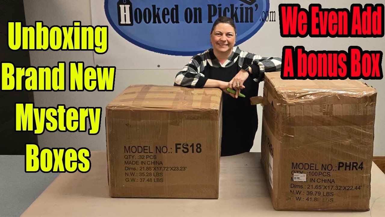 Unboxing Brand New Mystery Boxes From An unknown Supplier! We even add a Bonus box!