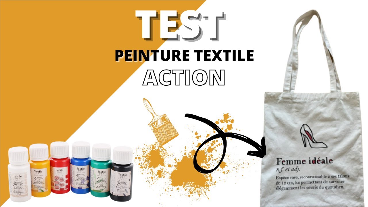 Je teste les peintures & feutres textile ☞ ACTION 👕🎨🖌