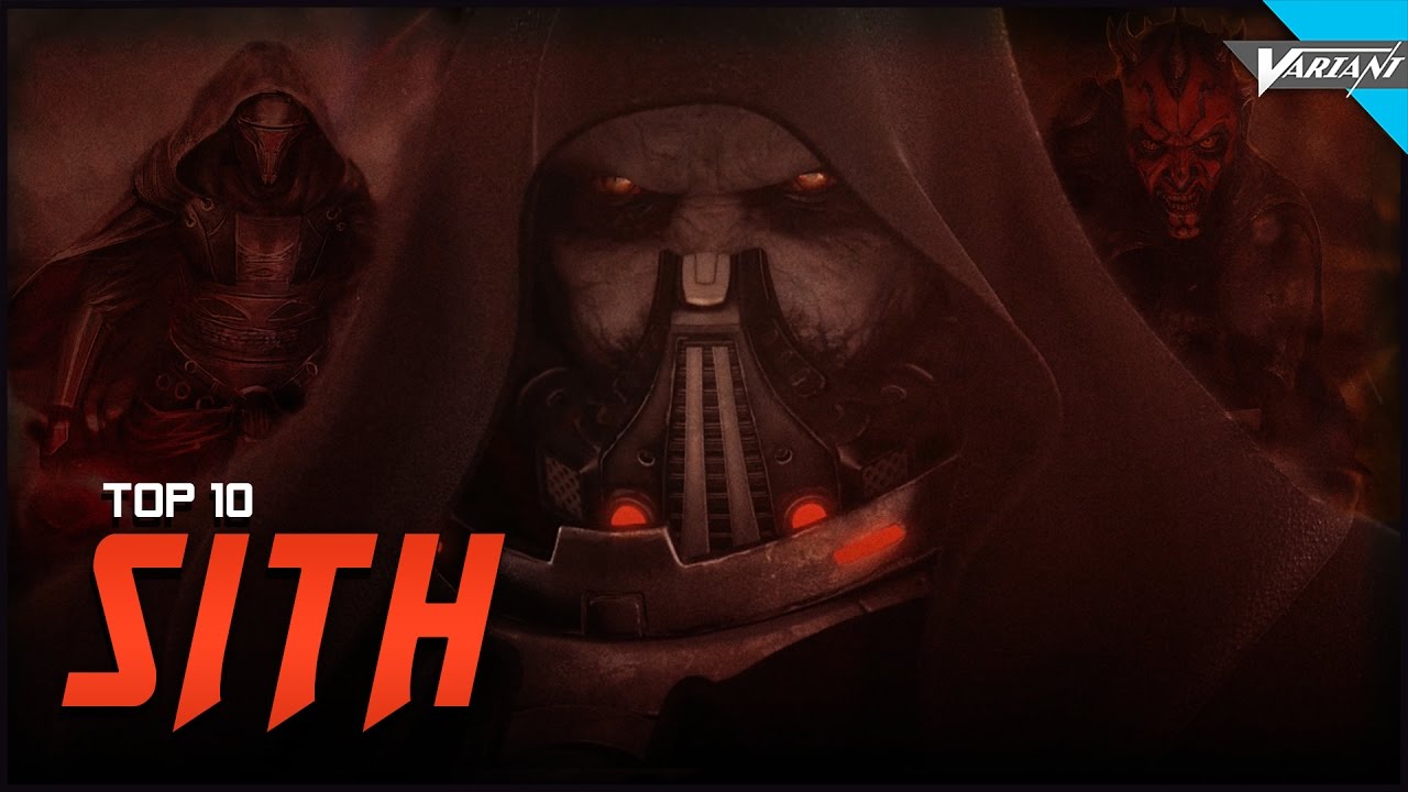 Top 10 Sith Lords