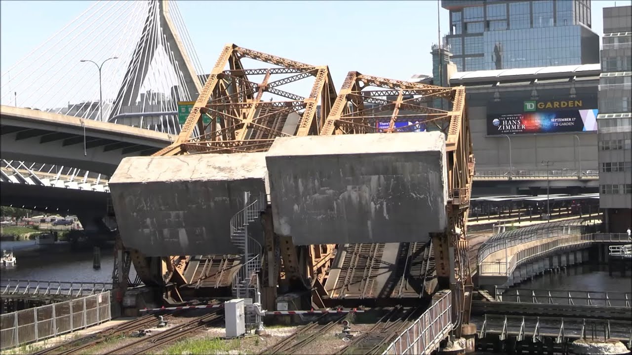 Moveable bridges at MBTA's North Station - Summer 2025