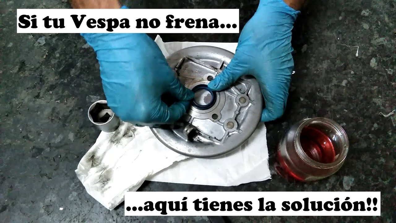 Revisión freno trasero Vespa - Mecánica de la Vespa #2