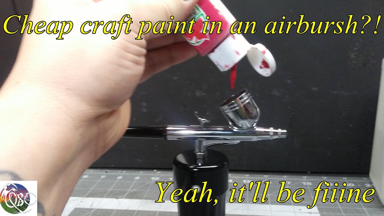 JTB: How to use cheap craft paint in an airbrush