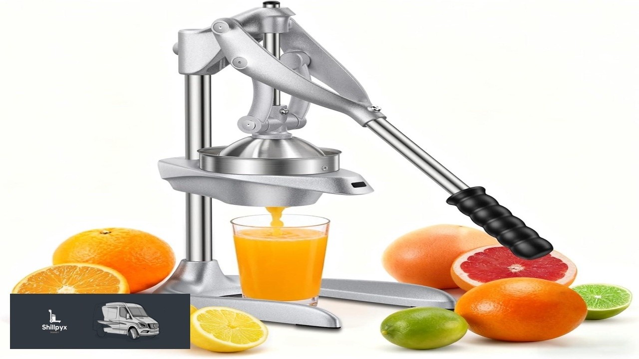 Manual Juicer AMOHEE Stainless Steel Orange Juicer Squeezer for Citrus Lemon Pomegranate
