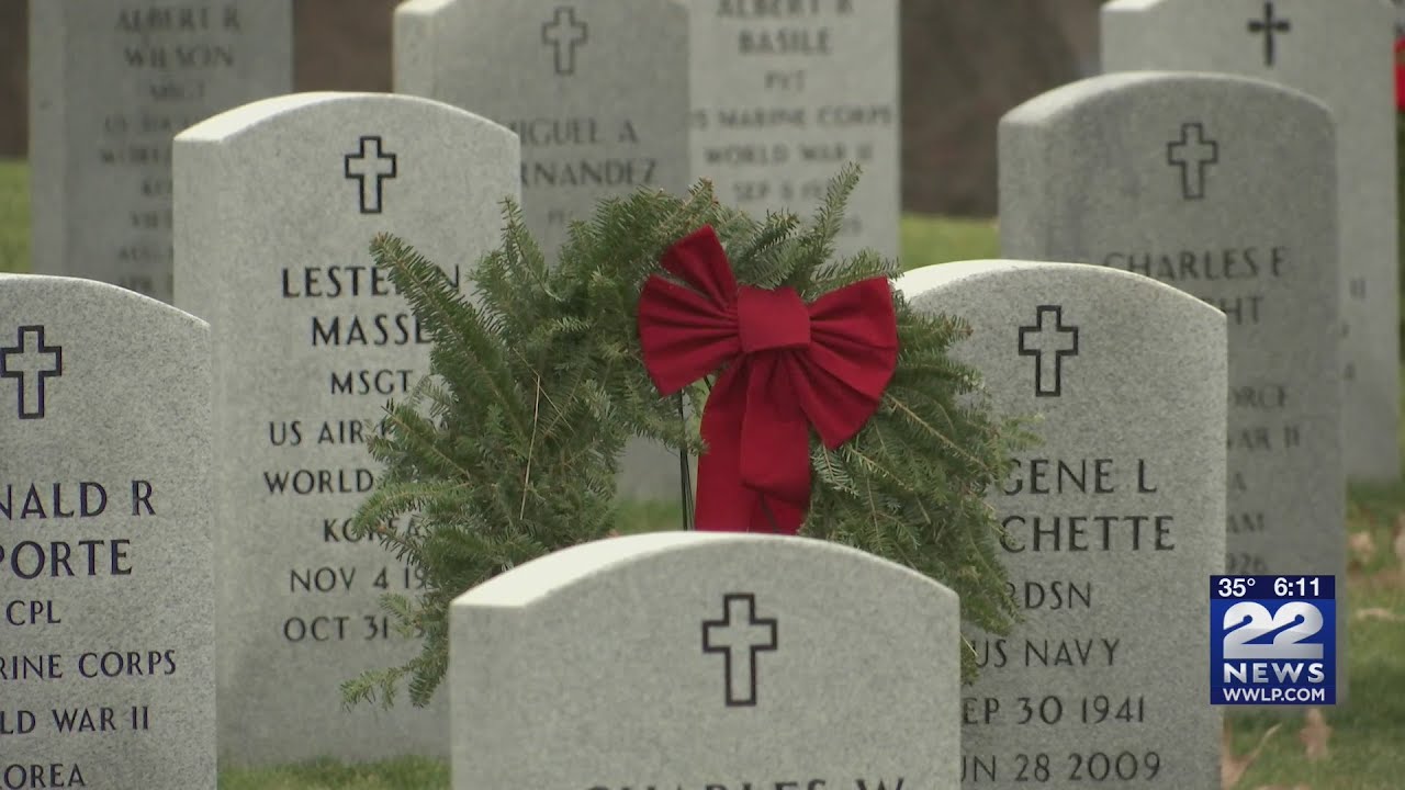 Wreaths Across America at the Massachusetts Veterans Memorial Cemetery