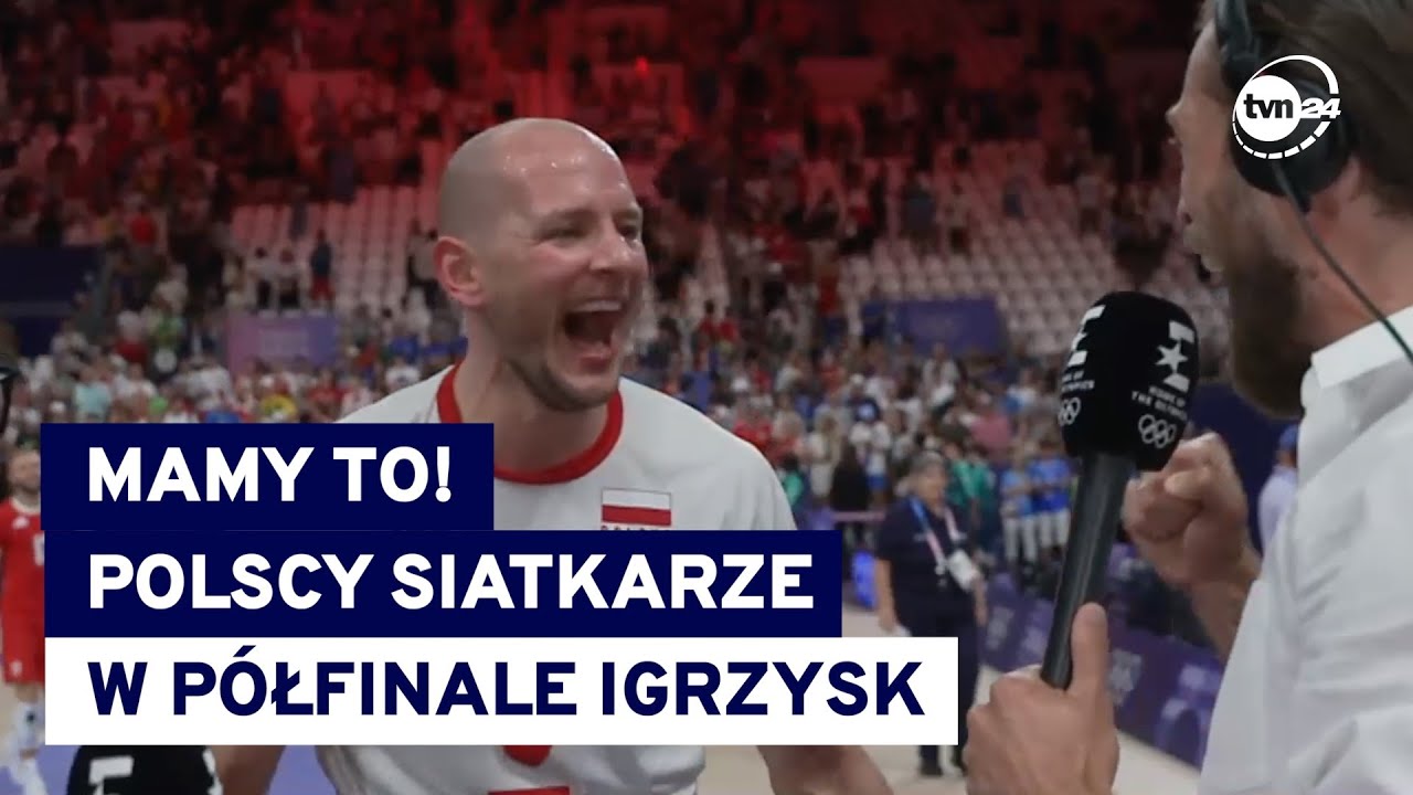 Wielki mecz polskich siatkarzy. Po 44 latach Polska znów w półfinale igrzysk olimpijskich @TVN24