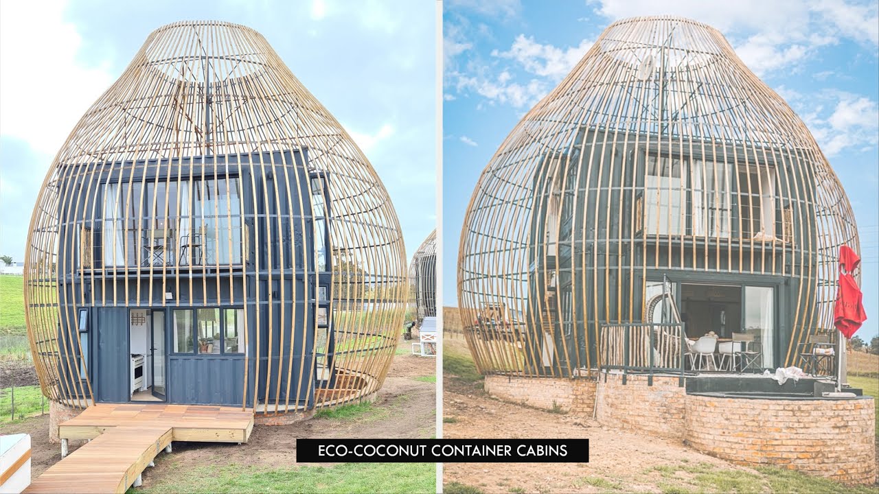 Buff and Fellow Eco Coconut Container Cabins in George, SA
