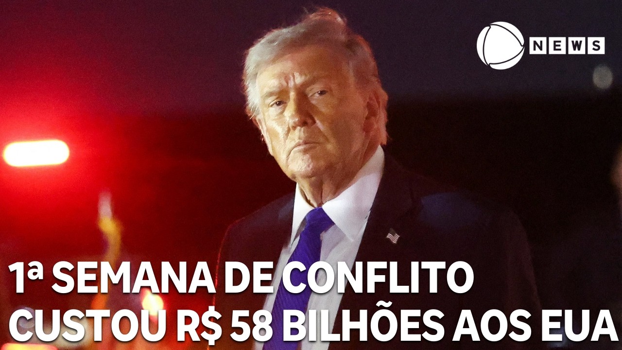 Primeira semana de conflito custou R$ 58 bilhões aos Estados Unidos