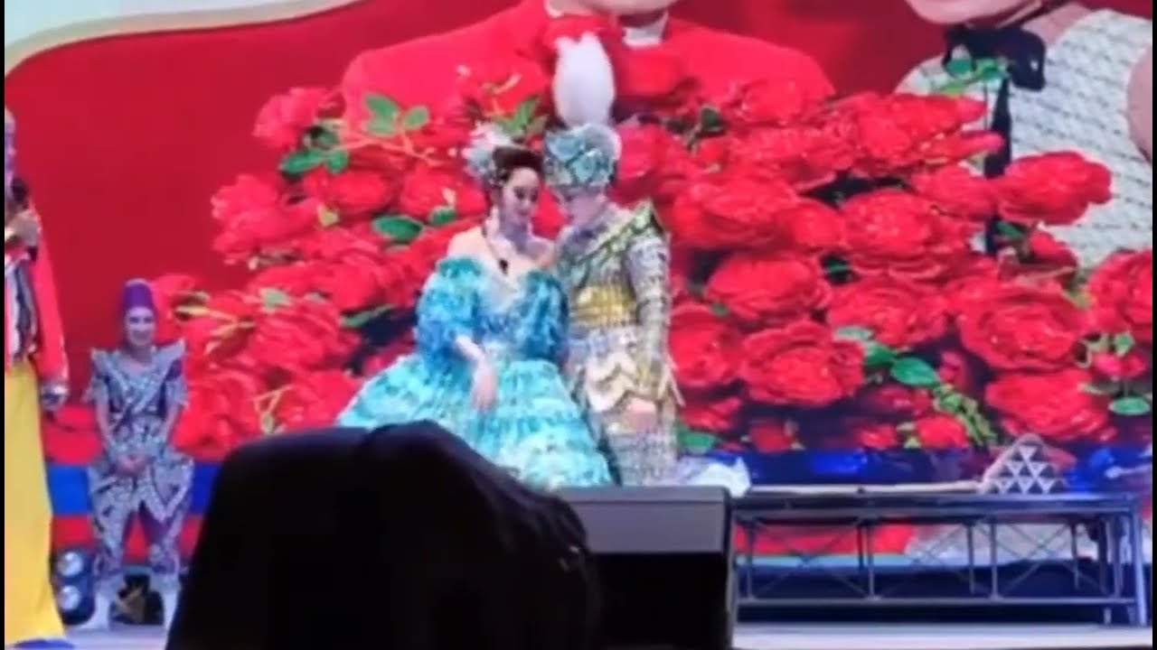 พระเอกอุ้มนางเอก​ ลุ้นกันว่าอุ้มไหวไหม