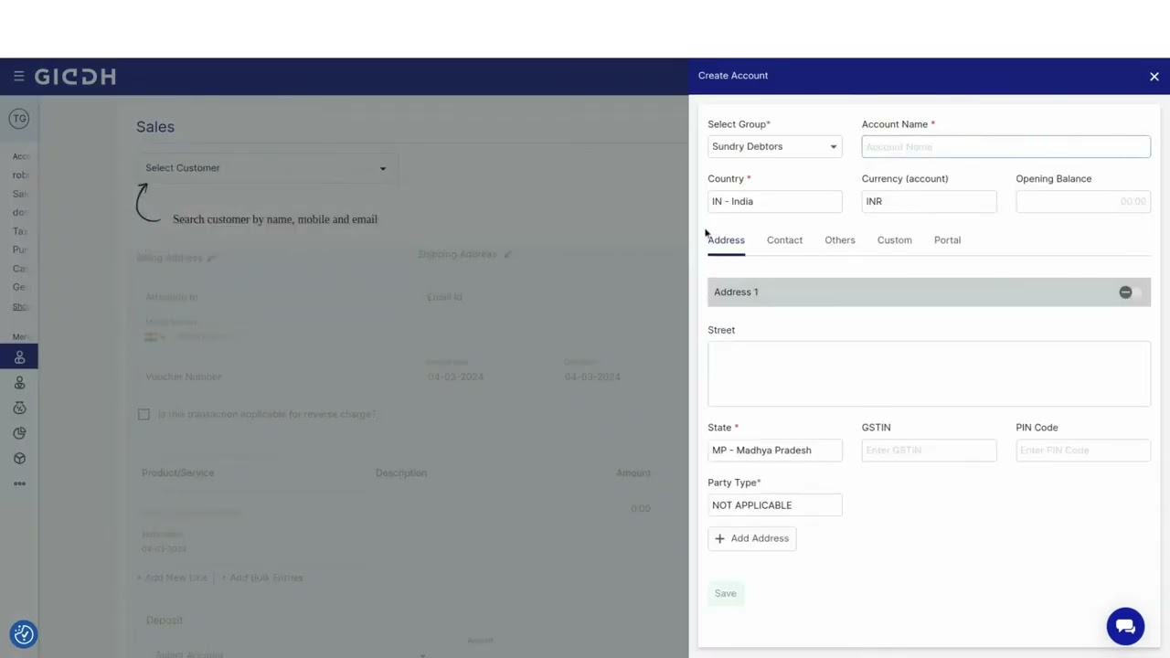 Multi currency Invoice