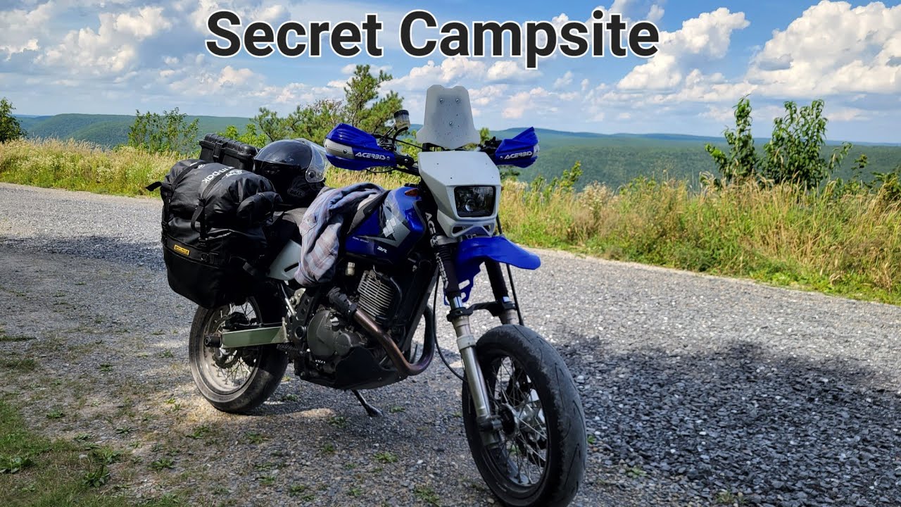 Solo Dispersed Motocamping on My DR650sm