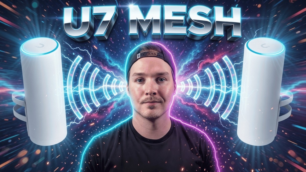 UniFi U7 Mesh: Up to 3x extended meshing range!