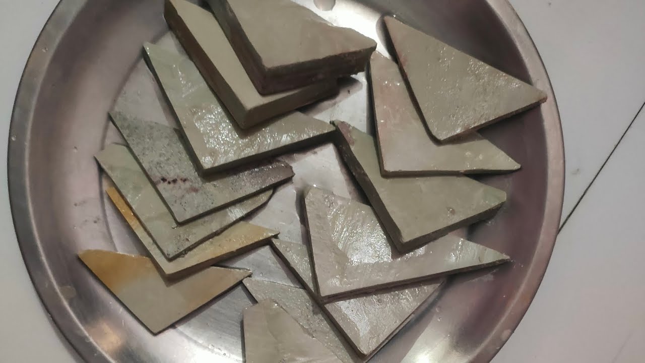 Cleaning of white triangle ..