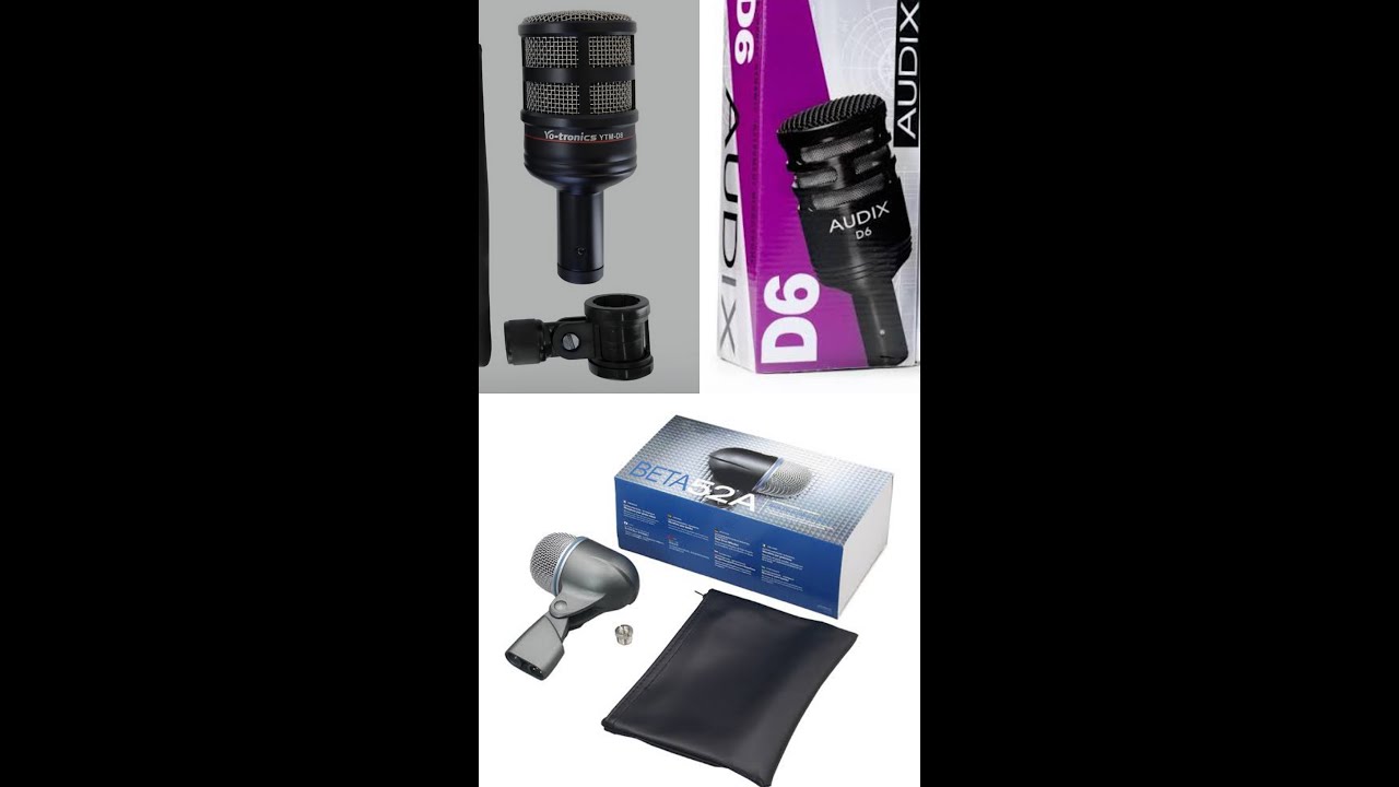 2026 Kick Drum Mic Review BETA 52   AUDIX D6    YoTronics YTM D8