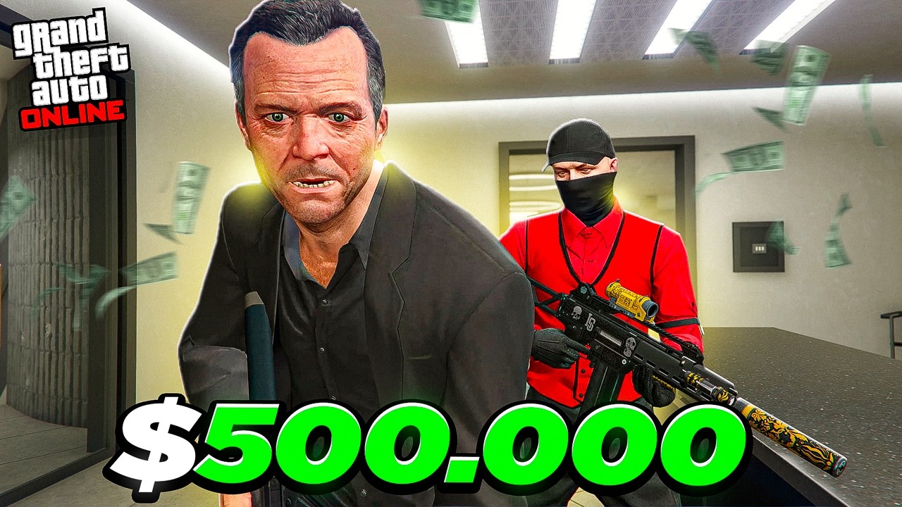 TESTANDO A NOVA MISSÃO DO MICHAEL NO GTA 5 ONLINE!