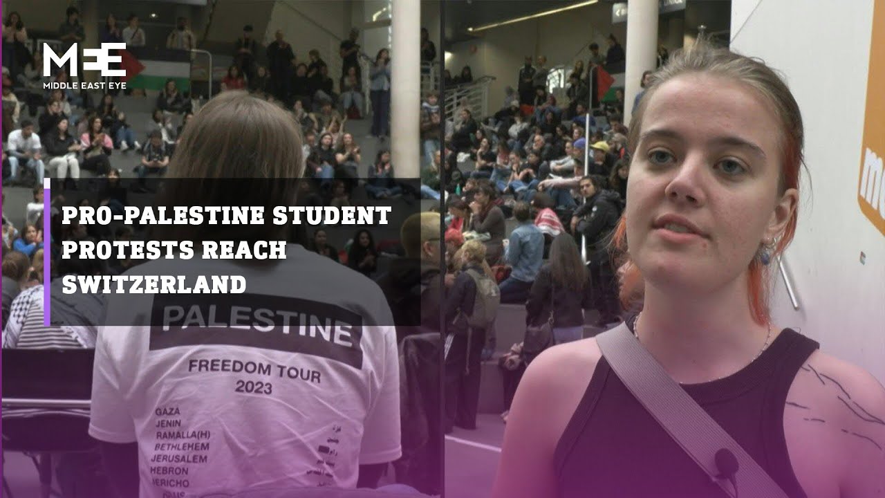 University of Geneva students protest to demand end to partnerships with Israel
