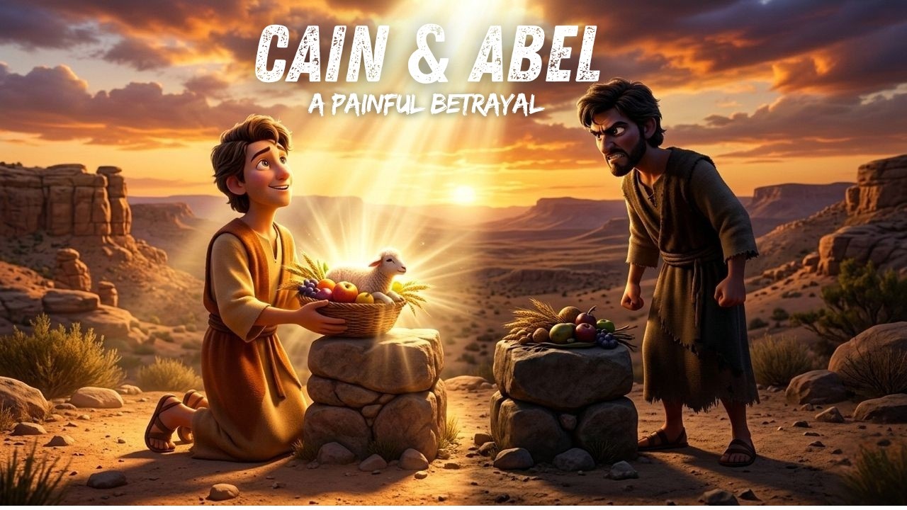 CAIN'S OFFERING GOT REJECTED | BIBLE  ANIMATION | CAIN AND ABEL