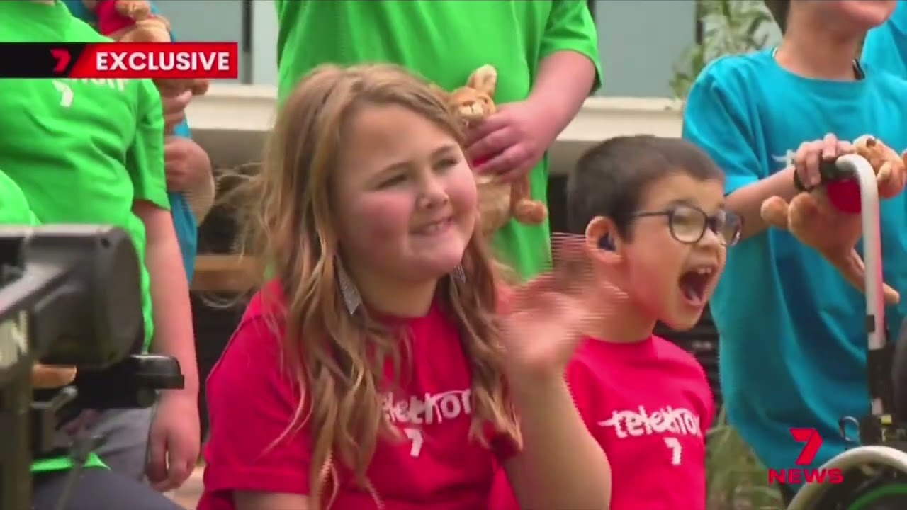 Channel 7 news segment - Meeting former Little Telethon Stars