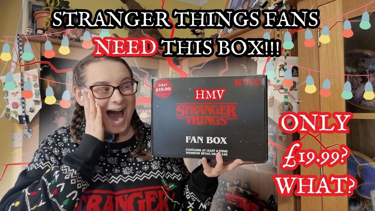 STRANGER THINGS Fan Box Unboxing (£19.99) — THIS WAS AMAZING! 
