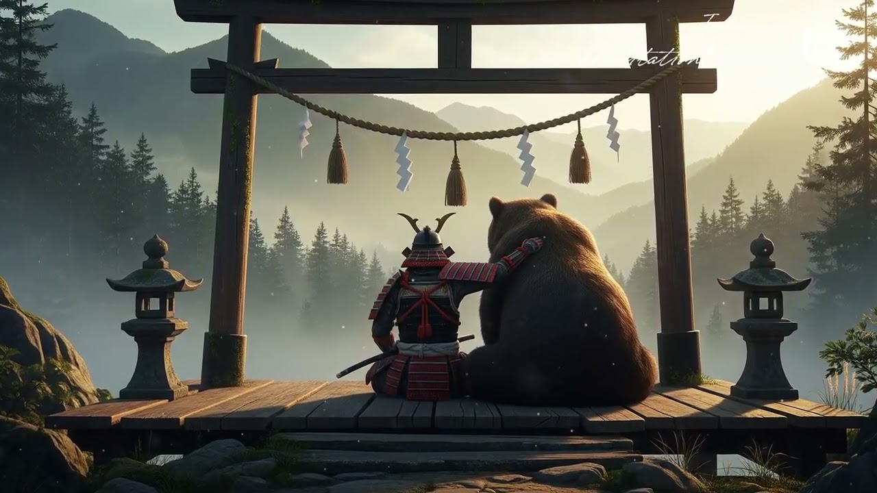 Unbroken Bear (不屈の熊) - Hold the line, stay calm | Japanese Instrumental Music for Study