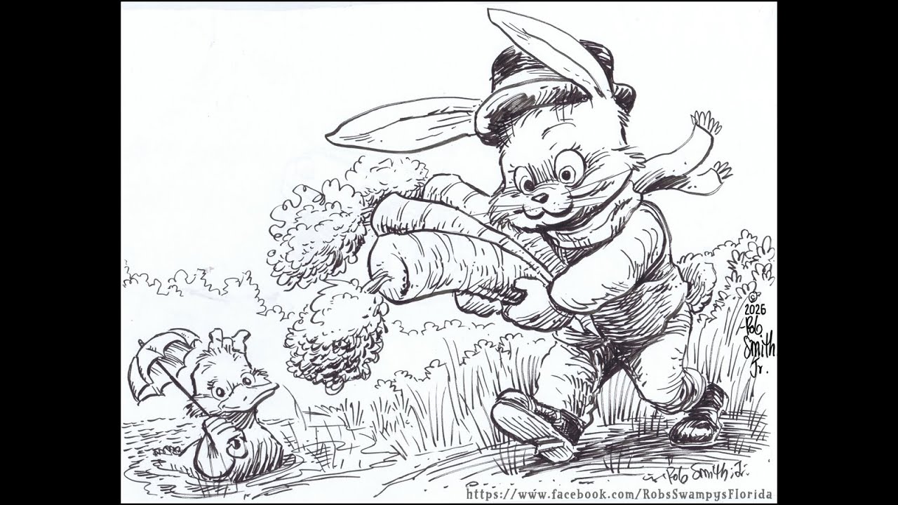 Ha-Ba-Da-Bee - Live Drawing! Making it up as I draw!