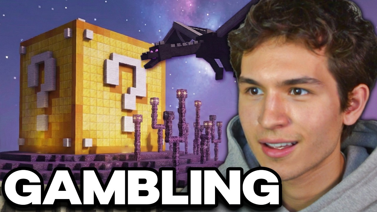 Beating Minecraft Using Lucky Blocks...