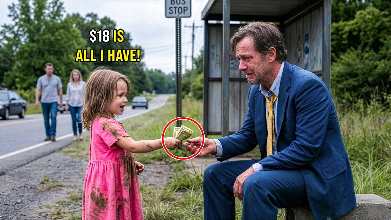 A Poor Girl Gave A Stranger Her Final $18. The Next Day, Three Suvs Parked Outside Her Home…