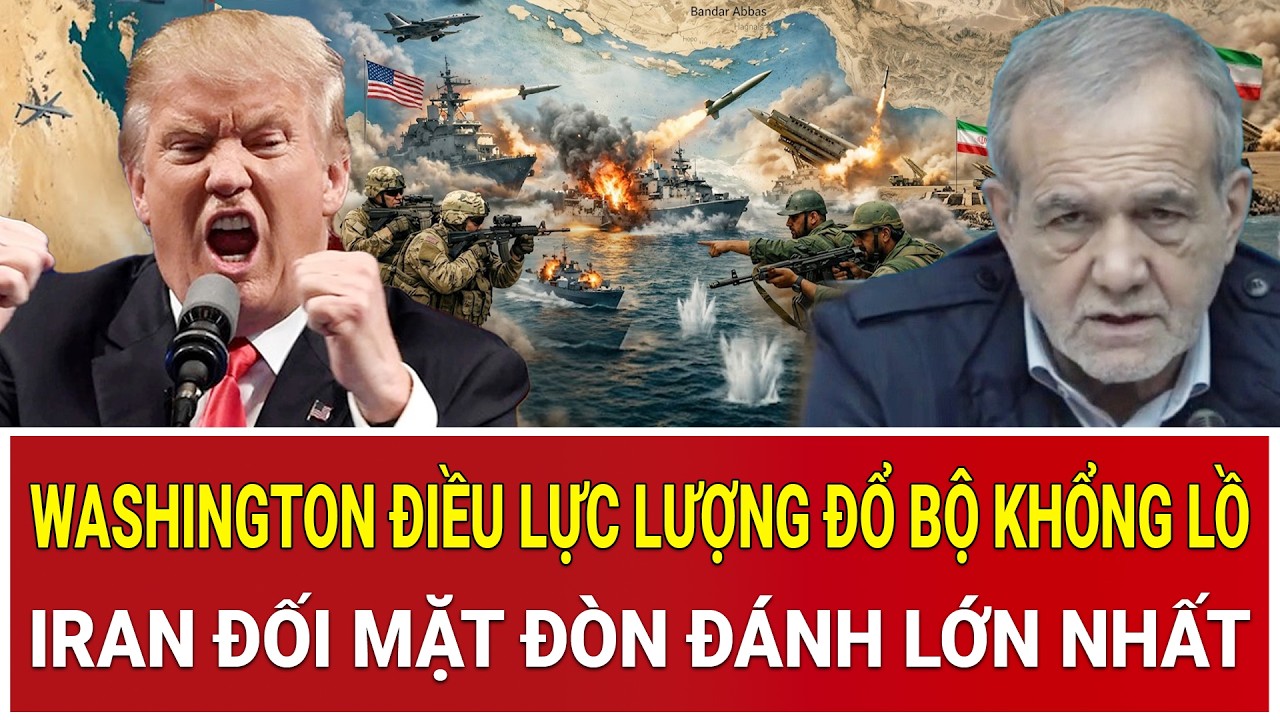 Toàn cảnh chiến sự 14/3: Washington điều lực lượng đổ bộ khổng lồ; Iran đối mặt đòn đánh lớn nhất