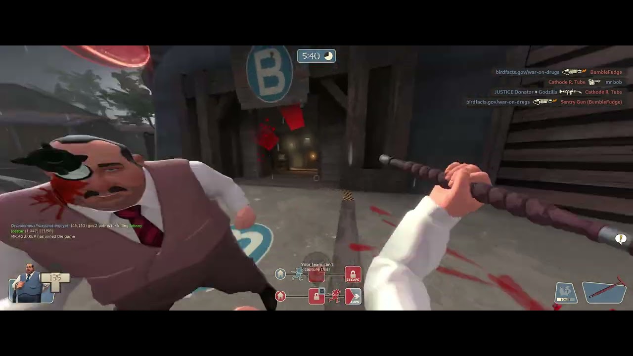 Team Fortress 2 Classified Losing on Drizzle as VIP