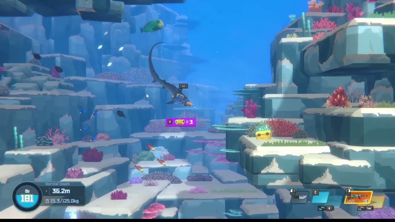 Dave The Diver Episode 22 Swordfish Party And First Cave Of Glacial Area Completed