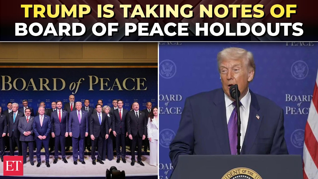 ‘Some are playing cute…’: Trump’s big eye roll at countries ‘not accepting’ Board of Peace invite