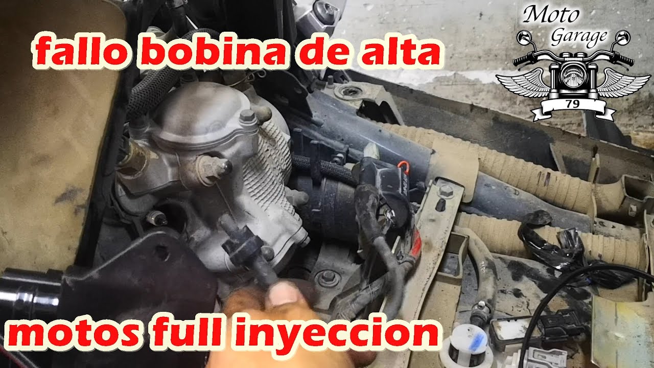 fallo bobina alta motor full inyeccion  f1 yamaha scooter