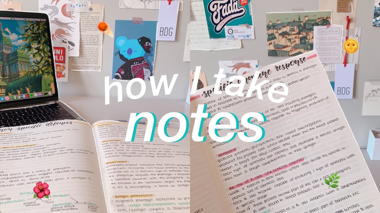 how i take notes 📙|| effective and simple