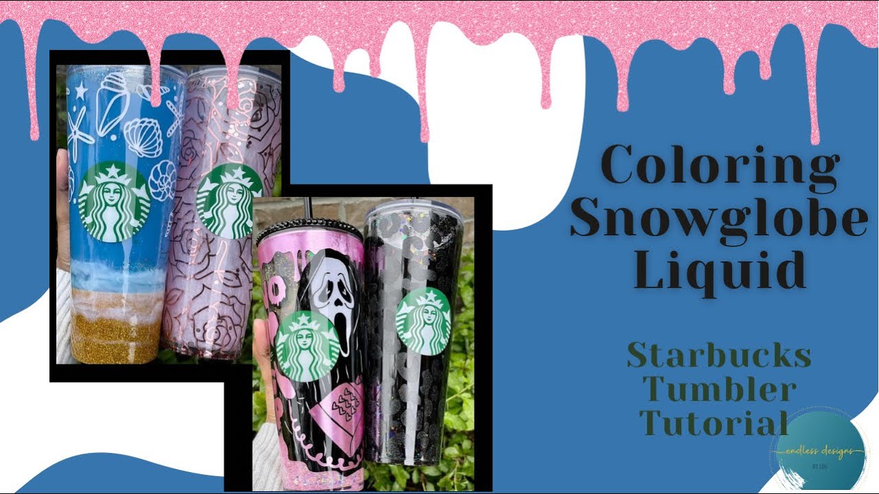 How To Color Your Liquid for a Snow Globe Tumbler | Valentine's Day Order