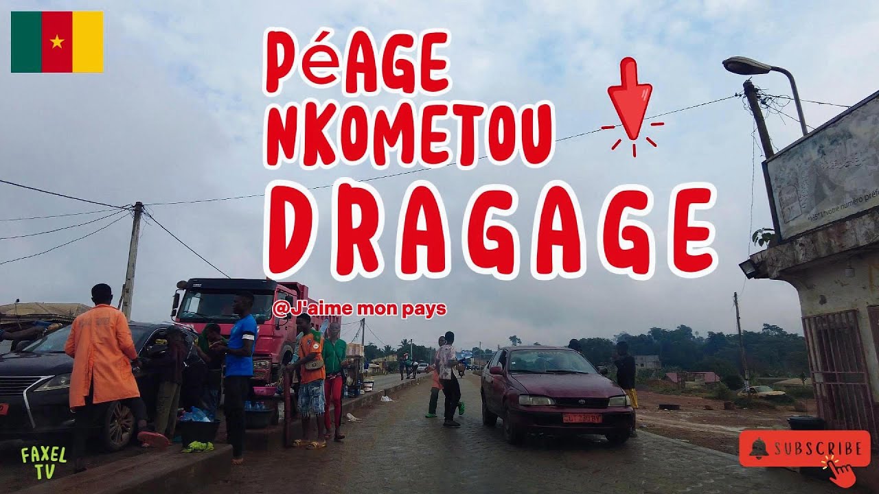 Trajet en voiture de Nkometou à Dragage Partie 1.