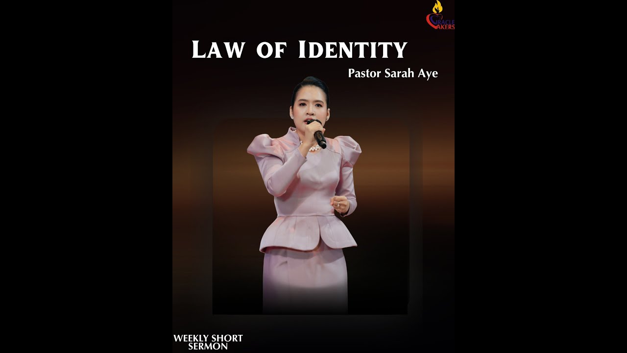 Law of identity // Pastor Sarah Aye