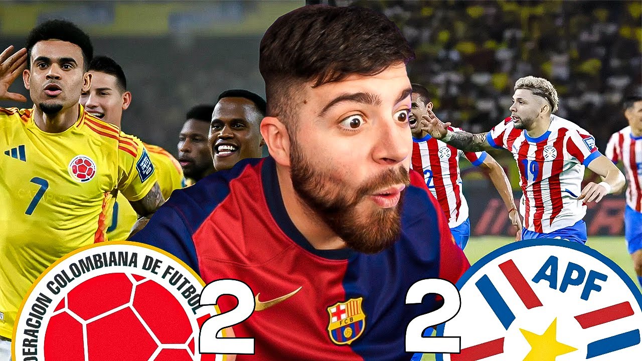 🔥 ¡PARAGUAY REMONTA Y EMPATA ANTE COLOMBIA 2-2! PARTIDAZO IMPACTANTE⚽