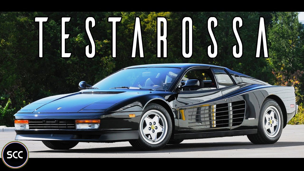 FERRARI TESTAROSSA 1991 - Test drive in top gear - FLAT V12 Engine sound | SCC TV
